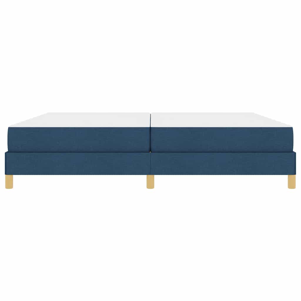 Boxspringbett Blau und Braun 200 x 200 cm