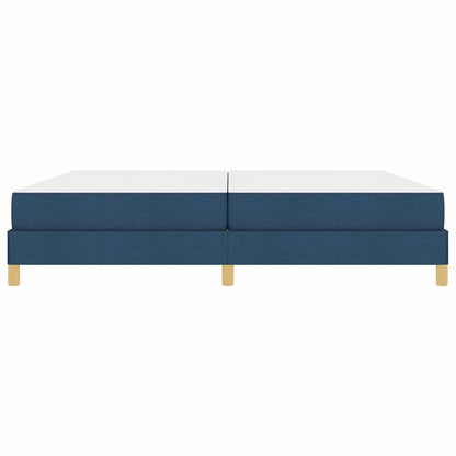 Boxspringbett Blau und Braun 200 x 200 cm