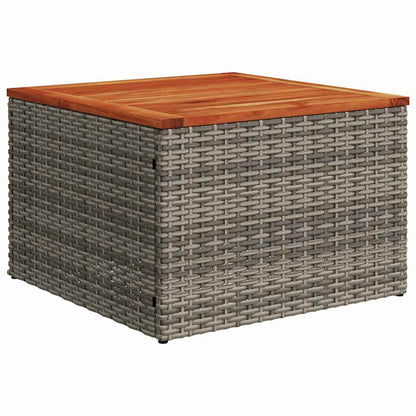 Garten-Sofa-Set mit Kissen 10 pcs Grau 55 x 55 x 37 cm