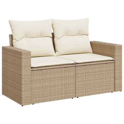 Garten-Sofa-Set 11 pcs Beige und Creme 100 x 100 x 71 cm