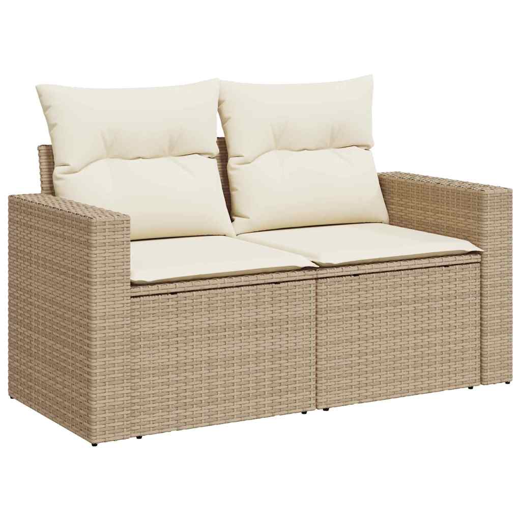Garten-Sofa-Set 13 pcs Beige und Creme 80 x 80 x 71 cm