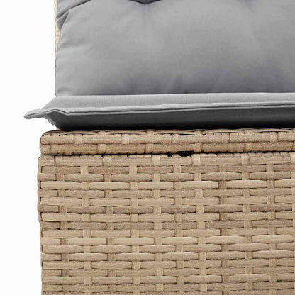 Garten-Sofa-Set 11 pcs Beige, Hellgrau 80 x 80 x 71 cm
