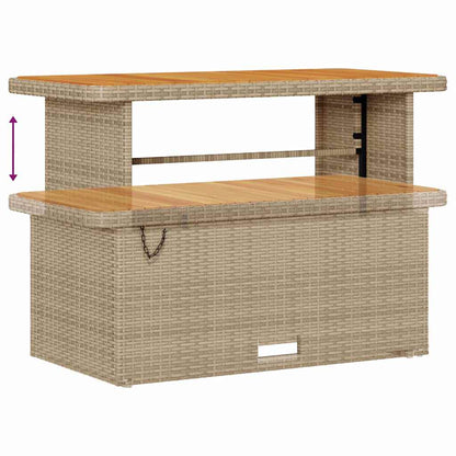 Garten-Sofa-Set 10 pcs Beige, Creme 110 x 55 x 71 cm