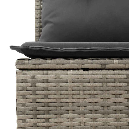 Garten-Sofa-Set 12 pcs Grau, Dunkelgrau 100 x 100 x 71 cm
