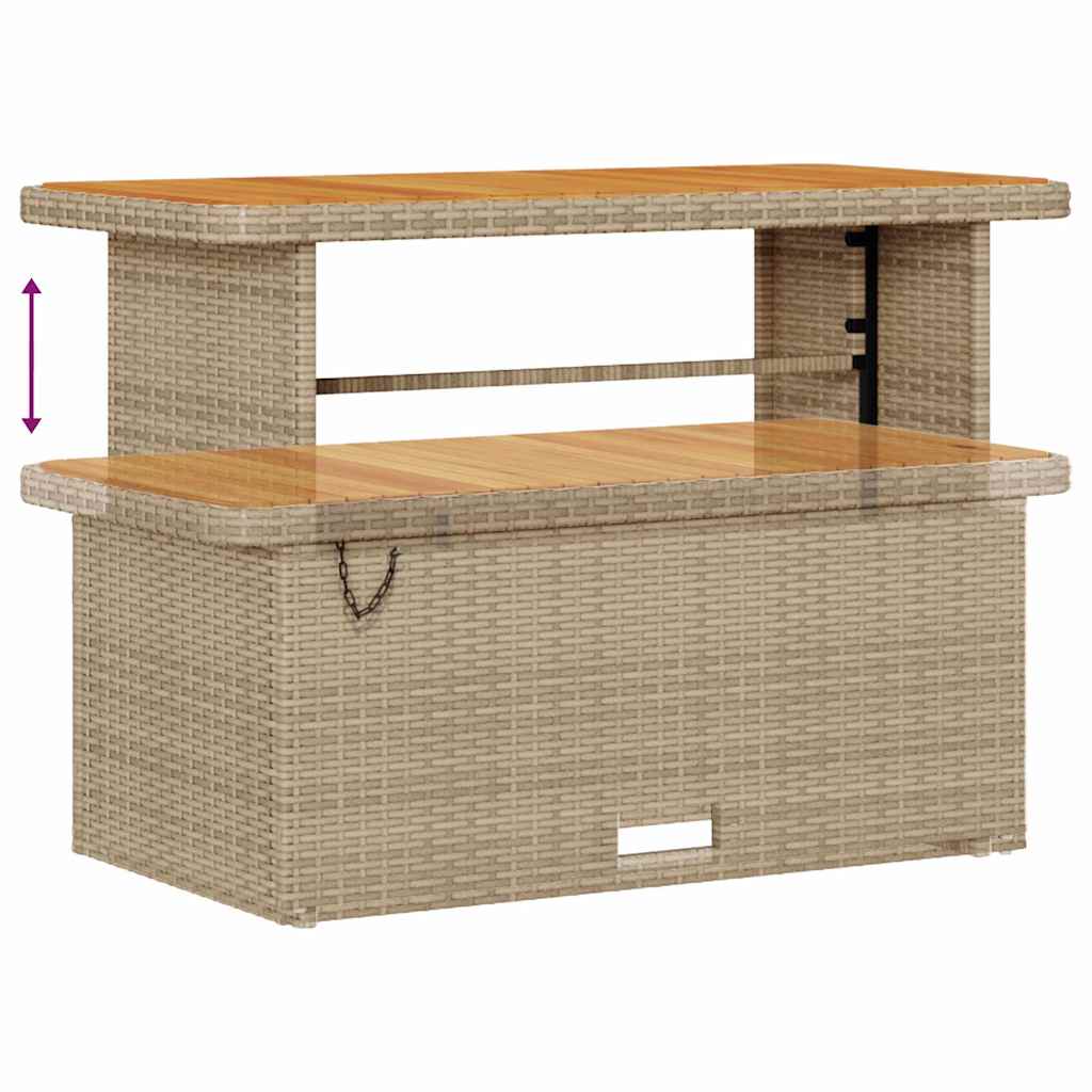 Garten-Sofa-Set 13 pcs Beige, Hellgrau 110 x 55 x 71 cm