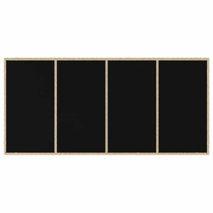 Garten Essgruppe 9 pcs Beige 190 x 90 x 75 cm Poly-Rattan