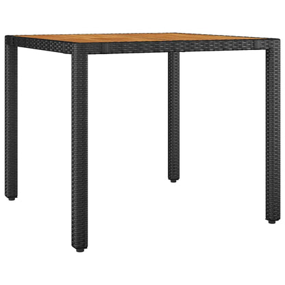 Garten Essgruppe 3 pcs Schwarz, Braun 90 x 90 x 75 cm