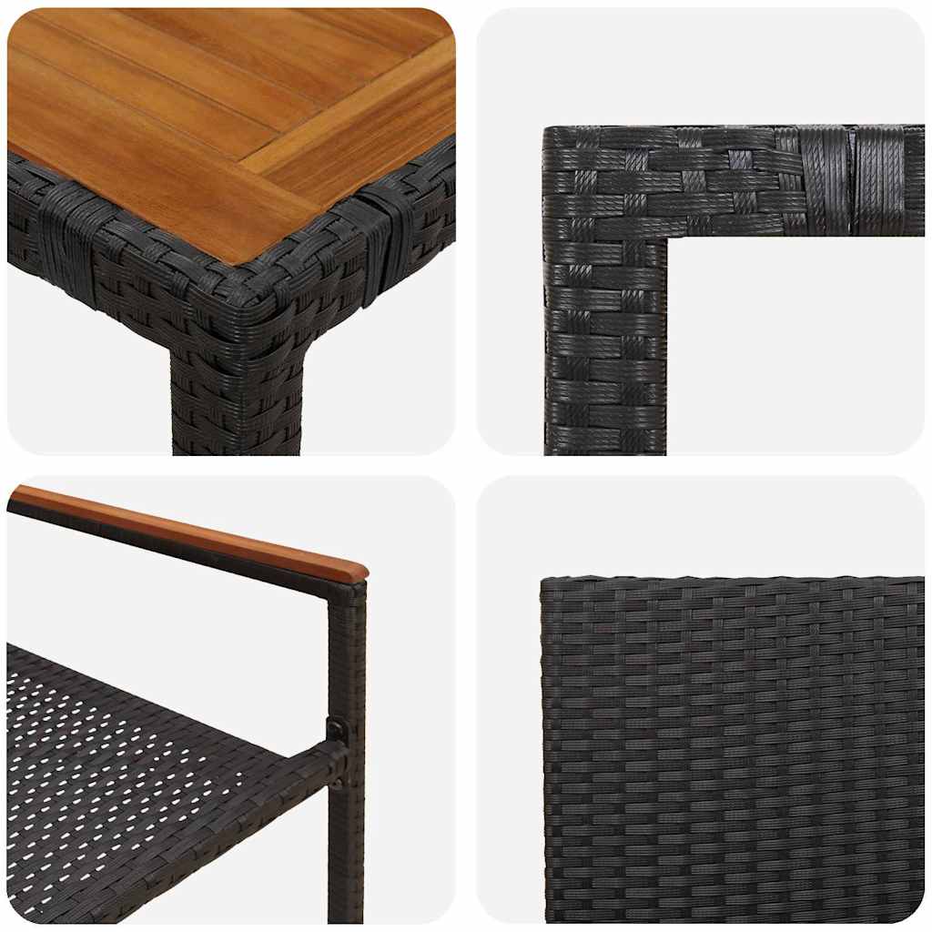 9 pcs Schwarz, Braun 190 x 90 x 75 cm