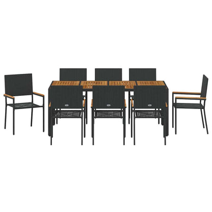 9 pcs Schwarz, Braun 190 x 90 x 75 cm