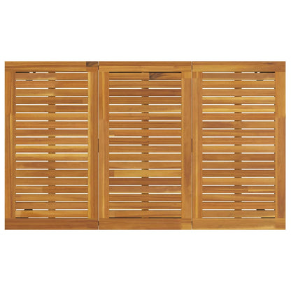 Garten Essgruppe 7 pcs Grau und natürlich Poly-Rattan