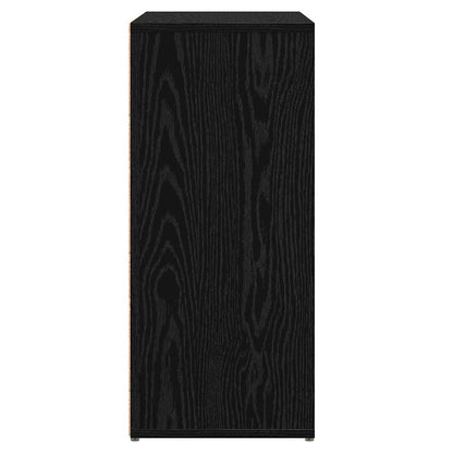 Hochboard 2 pcs Schwarze Eiche 60 x 31 x 70 cm Holzwerkstoff