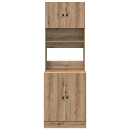Küchenschrank Eiche handwerklich 60 x 50 x 180 cm Holzwerkstoff