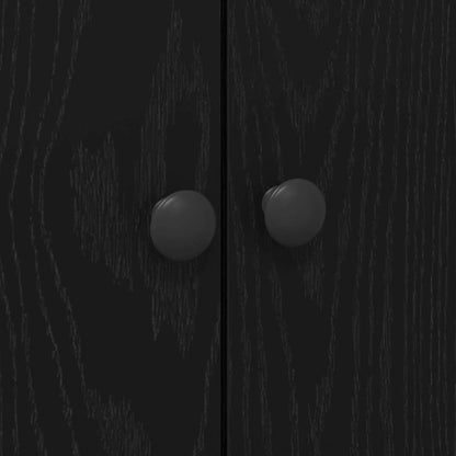 Küchenschrank Schwarze Eiche 60 x 50 x 180 cm Holzwerkstoff