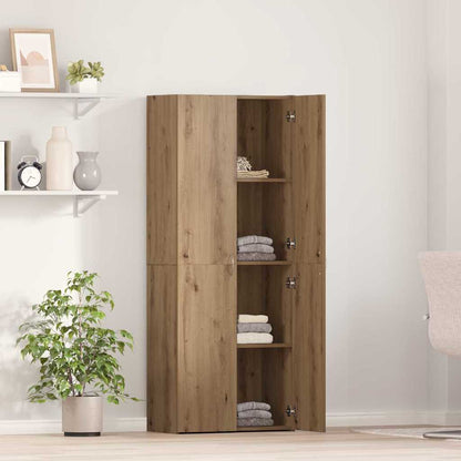 Highboard Artisan Eiche 60 x 32 x 153 cm Holzwerkstoff