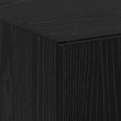 Hochkommode Schwarze Eiche - 60 x 32 x 153 cm - Holzwerkstoff