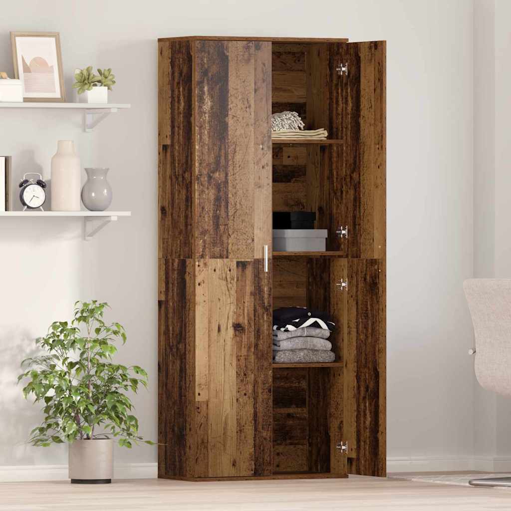 Hochschrank Altholz 70 x 35 x 180 cm Holzwerkstoff