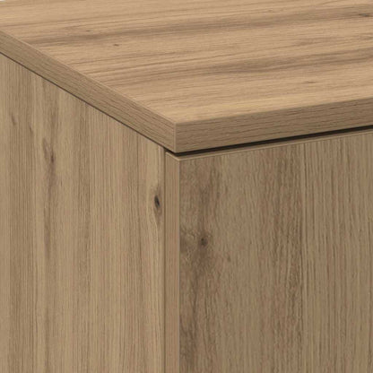 Hochschrank Eiche handwerklich 70 x 35 x 180 cm Holzwerkstoff