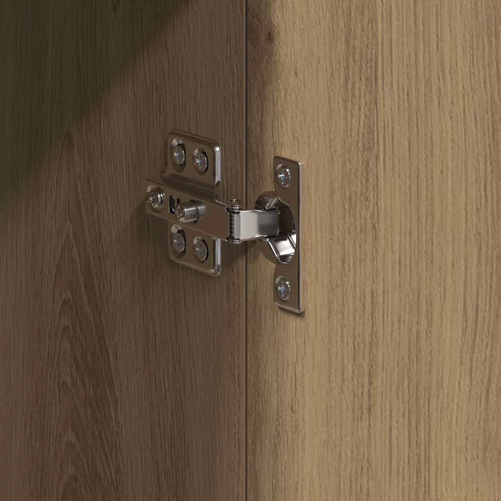 Hochschrank Eiche handwerklich 70 x 35 x 180 cm Holzwerkstoff