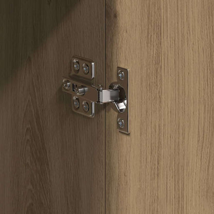 Hochschrank Eiche handwerklich 70 x 35 x 180 cm Holzwerkstoff