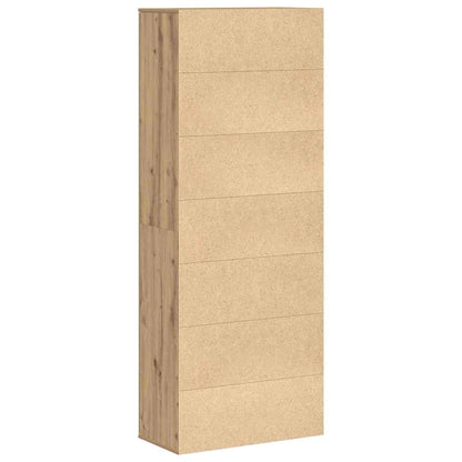Hochschrank Eiche handwerklich 70 x 35 x 180 cm Holzwerkstoff