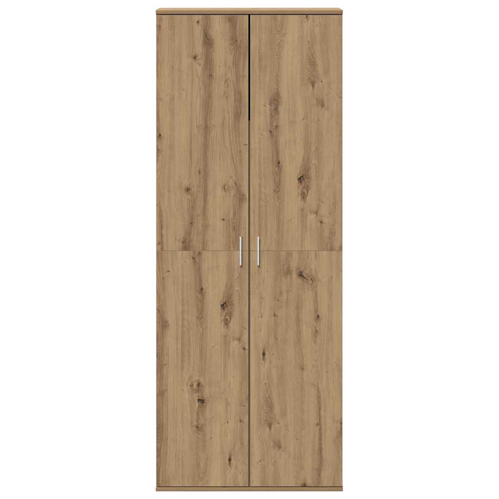 Hochschrank Eiche handwerklich 70 x 35 x 180 cm Holzwerkstoff
