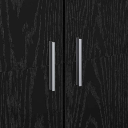 Hochschrank Schwarze Eiche 70 x 35 x 180 cm Holzwerkstoff