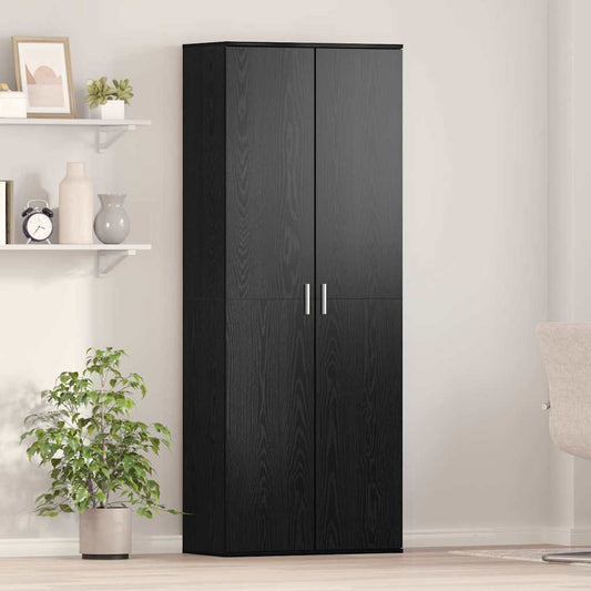Hochschrank Schwarze Eiche 70 x 35 x 180 cm Holzwerkstoff