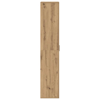 Highboard Eiche handwerklich 60 x 35 x 180 cm Holzwerkstoff