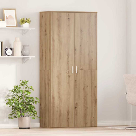 Hochschrank Eiche handwerklich 80 x 39 x 178 cm Holzwerkstoff