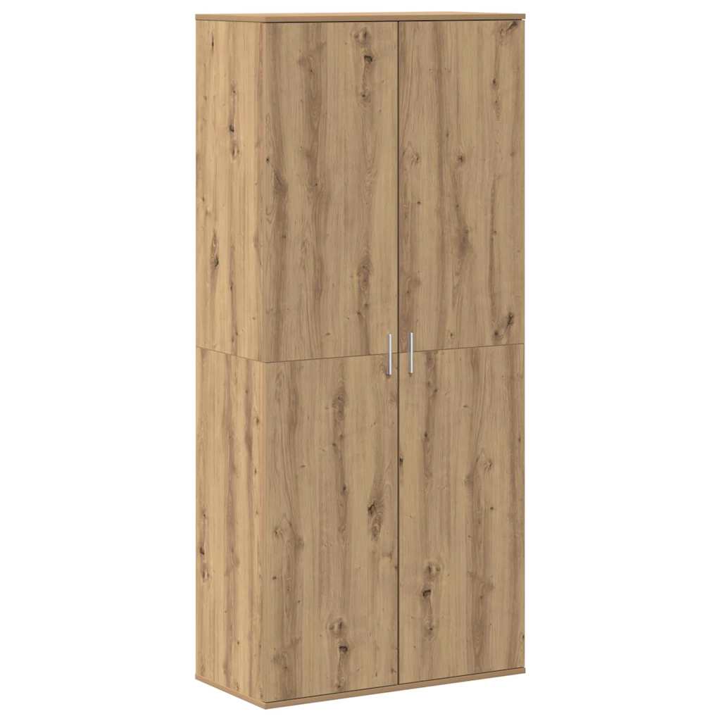 Hochschrank Eiche handwerklich 80 x 39 x 178 cm Holzwerkstoff