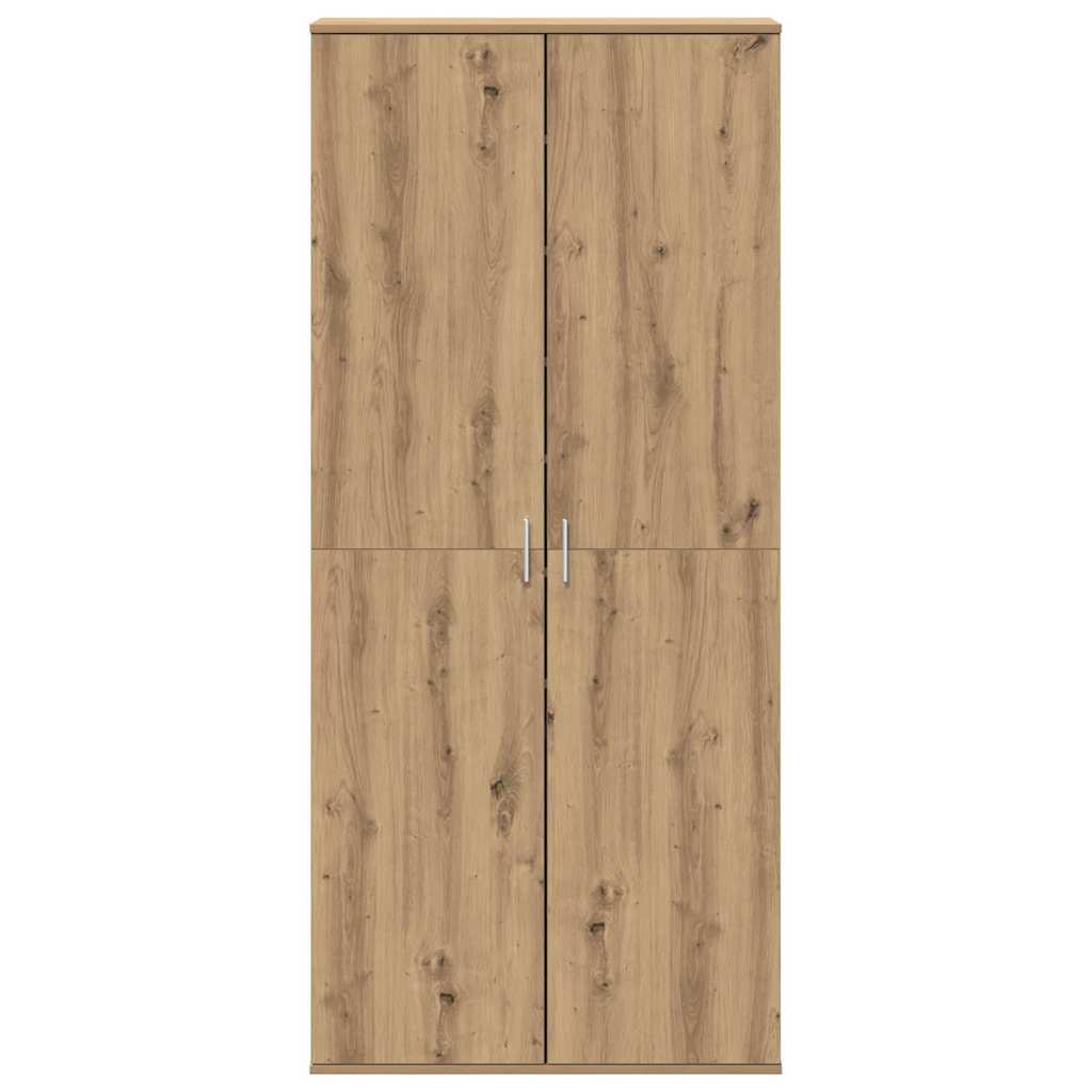 Hochschrank Eiche handwerklich 80 x 39 x 178 cm Holzwerkstoff