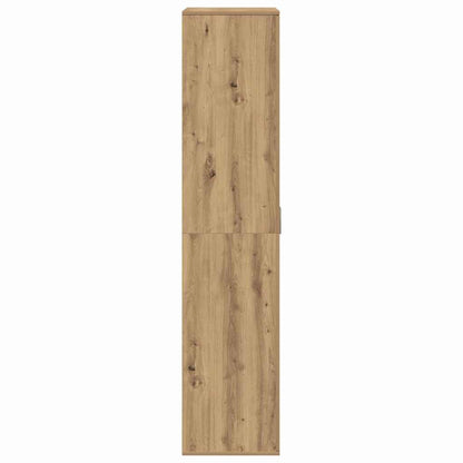 Hochschrank Eiche handwerklich 80 x 39 x 178 cm Holzwerkstoff
