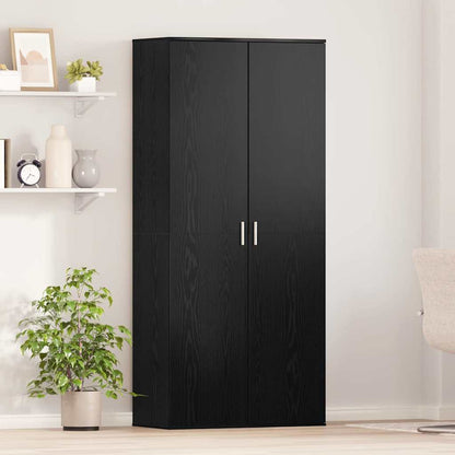 Hochschrank Schwarze Eiche 80 x 39 x 178 cm Holzwerkstoff