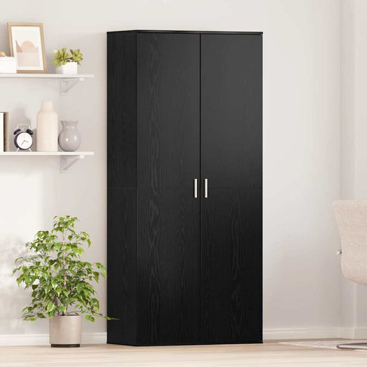 Hochschrank Schwarze Eiche 80 x 39 x 178 cm Holzwerkstoff