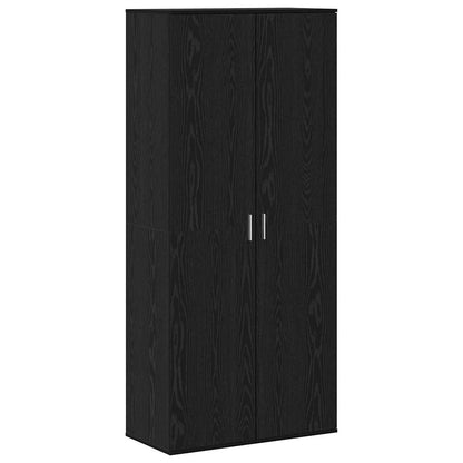 Hochschrank Schwarze Eiche 80 x 39 x 178 cm Holzwerkstoff