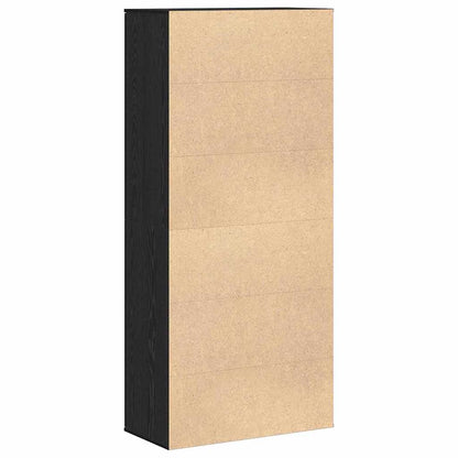 Hochschrank Schwarze Eiche 80 x 39 x 178 cm Holzwerkstoff