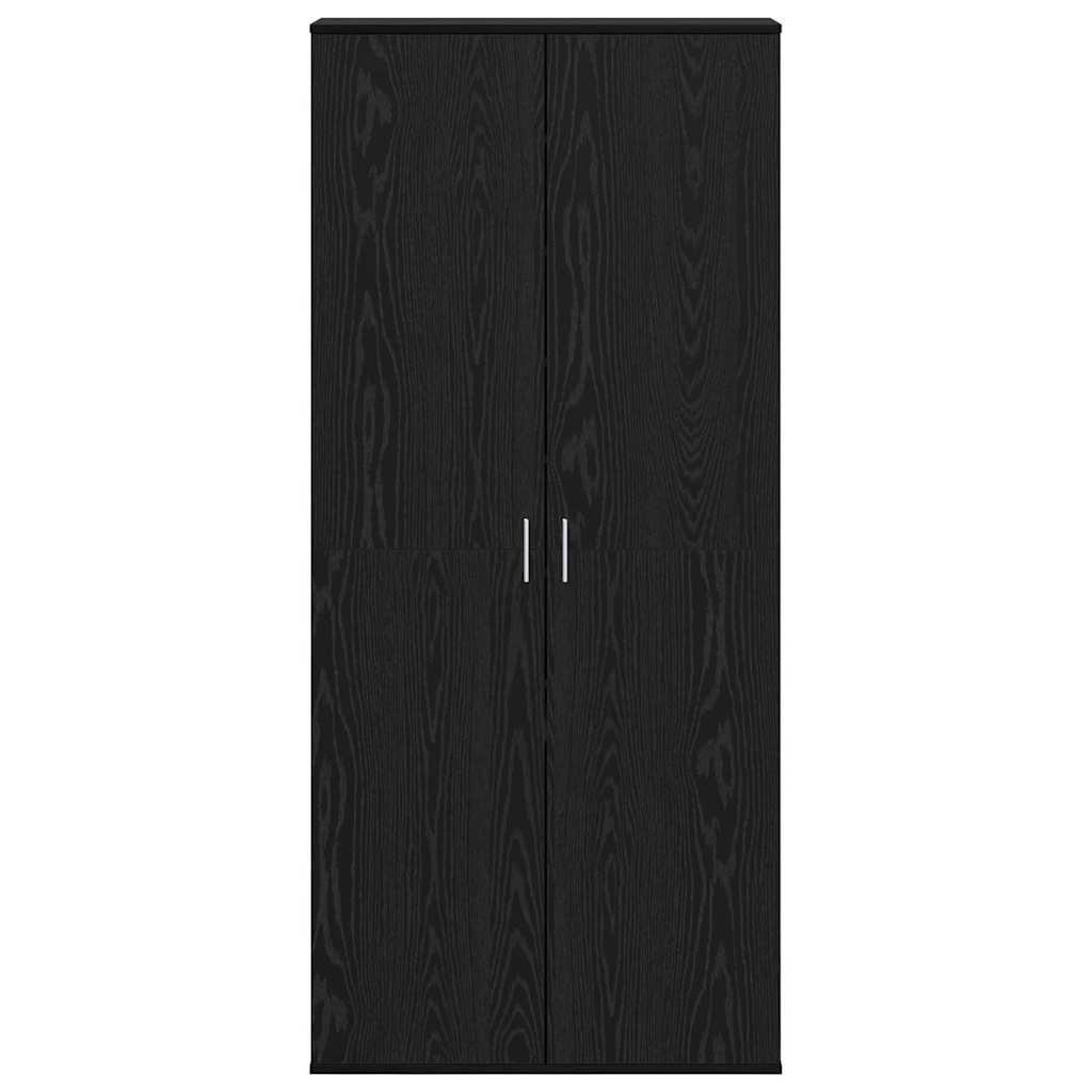 Hochschrank Schwarze Eiche 80 x 39 x 178 cm Holzwerkstoff