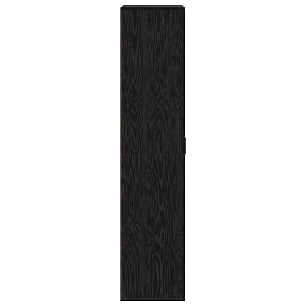 Hochschrank Schwarze Eiche 80 x 39 x 178 cm Holzwerkstoff