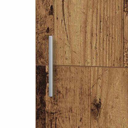 Hochschrank Altes Holz 50x42.5x185 cm Holzwerkstoff