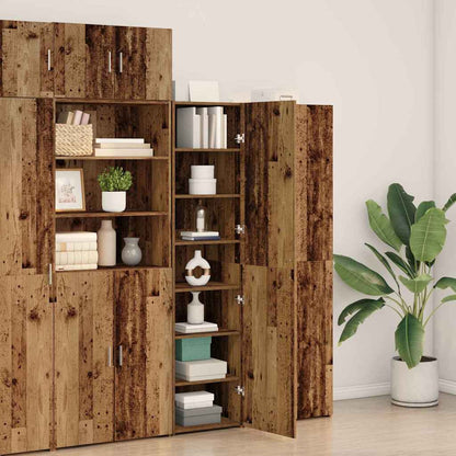 Hochschrank Altes Holz 50x42.5x185 cm Holzwerkstoff