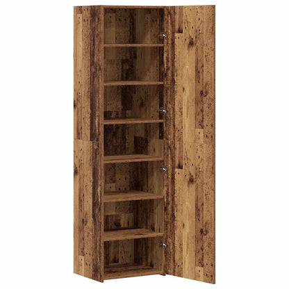 Hochschrank Altes Holz 50x42.5x185 cm Holzwerkstoff