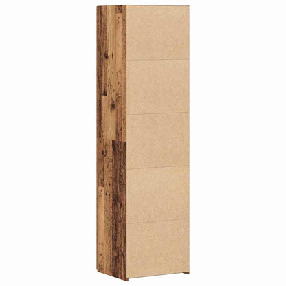 Hochschrank Altes Holz 50x42.5x185 cm Holzwerkstoff