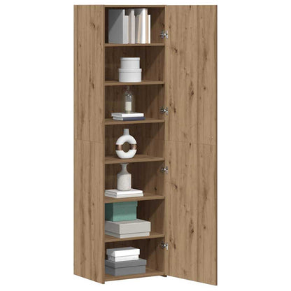 Highboard Kunsthandwerk Eiche 50x42.5x185 cm Ingenieurs Holz