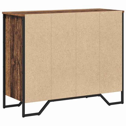 Kommode mit Speicher Altholz 91 x 35,5 x 74,5 cm Holzwerkstoff