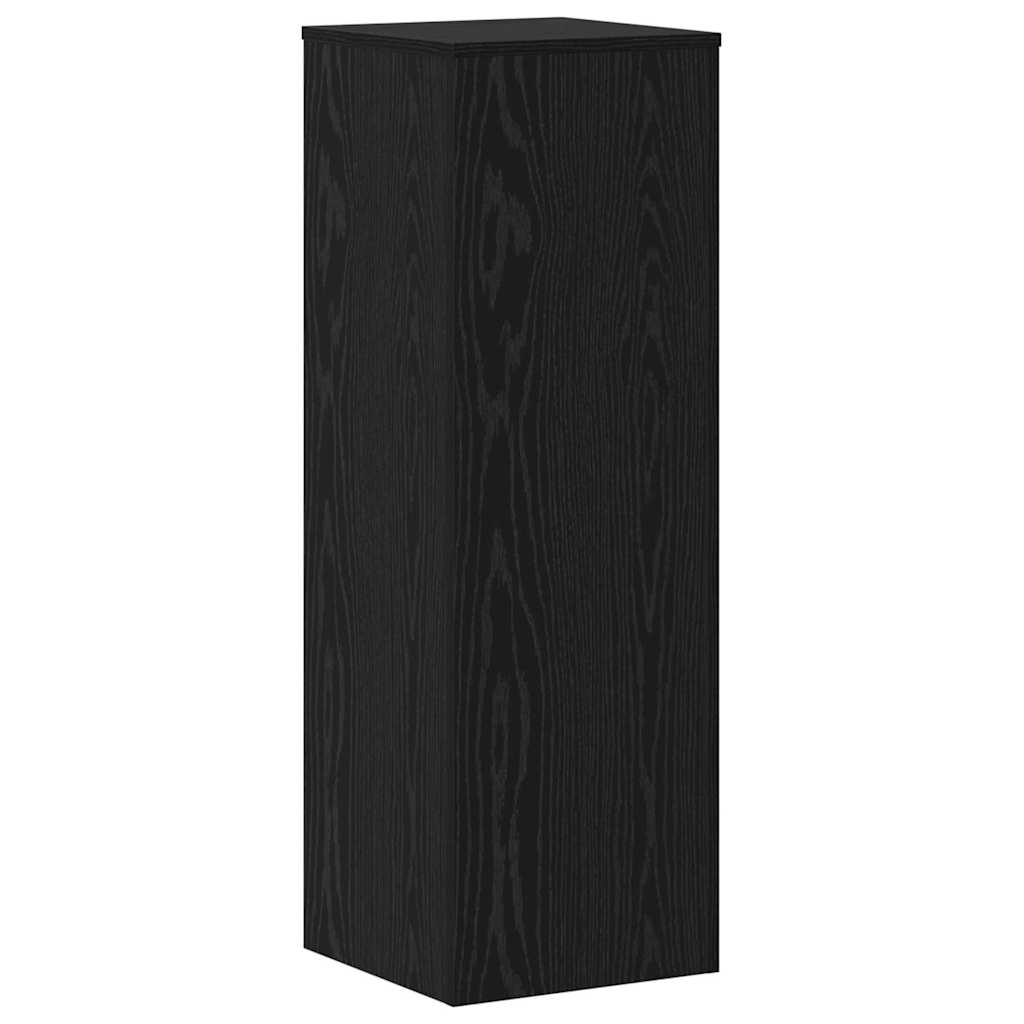 Pflanzenständer 2 pcs Schwarze Eiche 33 x 33 x 100 cm