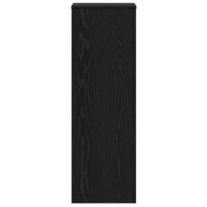 Pflanzenständer 2 pcs Schwarze Eiche 33 x 33 x 100 cm