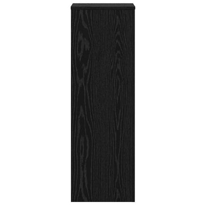 Pflanzenständer 2 pcs Schwarze Eiche 33 x 33 x 100 cm