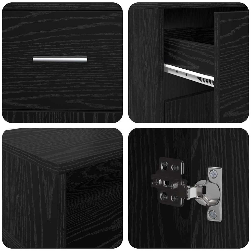 Schreibtisch Schwarze Eiche 120 x 55 x 91 cm Holzwerkstoff