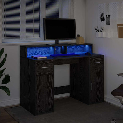 Schreibtisch Schwarze Eiche 120 x 55 x 91 cm Holzwerkstoff