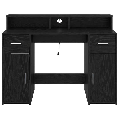 Schreibtisch Schwarze Eiche 120 x 55 x 91 cm Holzwerkstoff